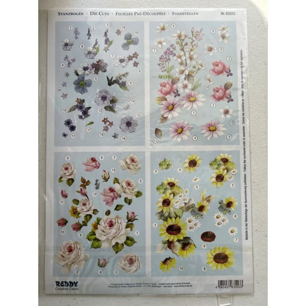 Ecstasy Crafts Elegant 3D Flower Cardmaking Kit